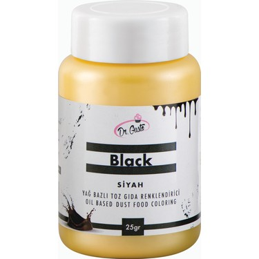 [Y100388] Dr. Gusto 25 gr Yağ Bazlı Toz Siyah Boya