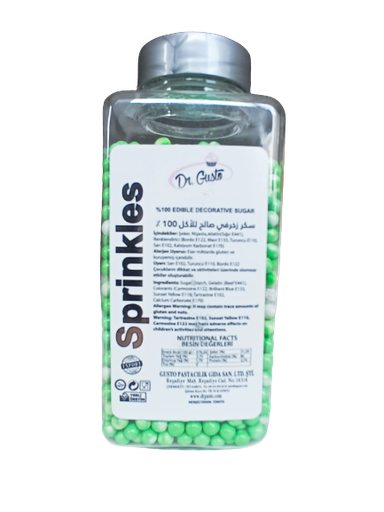 [Y100460] Gusto - 4mm Boncuk 250 gr Yeşil