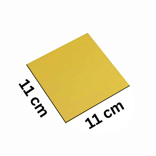 [Y100557] MENDIL -11CM ( KARE) PASTA ALTI