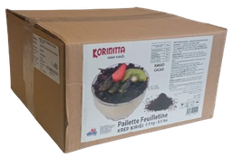 [Y101014] Korinitta Krep Kirigi Kakao (Pailette Feuilletine) 2,5 kg