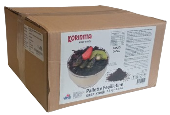 [Y101014] Korinitta Krep Kirigi Kakao (Pailette Feuilletine) 2,5 kg