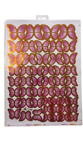 [Y100642] Decoration With Butterfly ( Pasta dekorasyonu Kelebek 50 Adet)