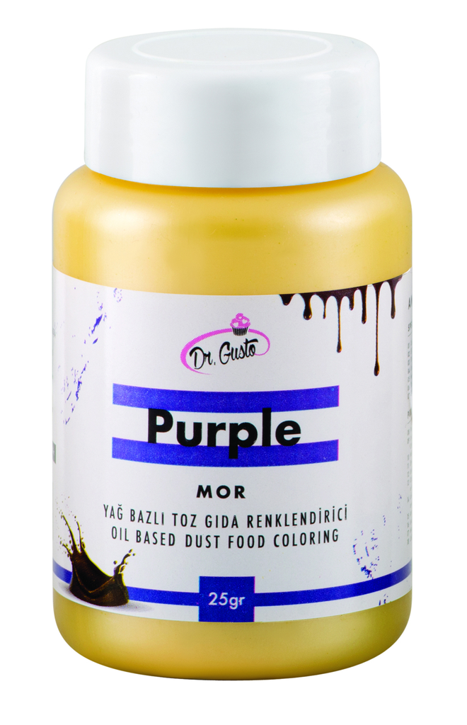 Dr. Gusto 25 gr Yağ Bazlı Toz Mor Boya