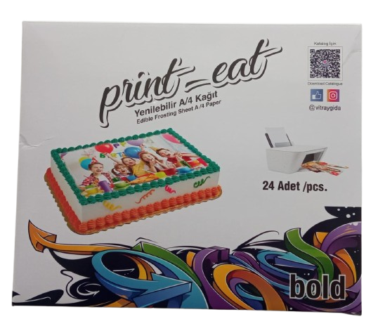 Korinitta - A4 Şeker Resim Kağıdı