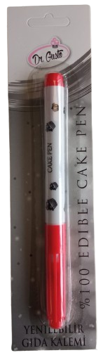 Gusto Edible Pen Red (Kırmızı Kalem)