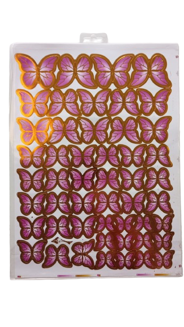 Decoration With Butterfly ( Pasta dekorasyonu Kelebek 50 Adet)