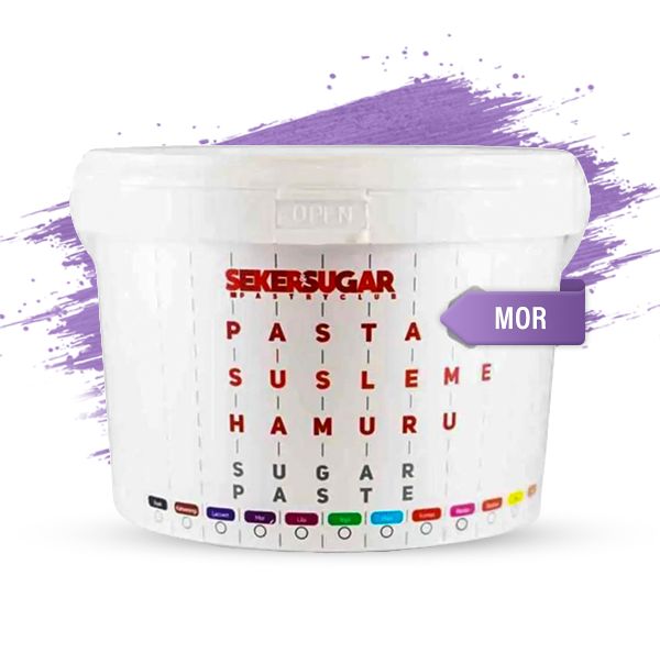 Şeker Sugar  - Şeker Hamuru Mor 2,5 Kg
