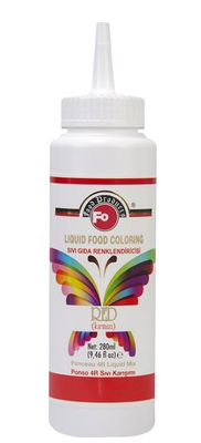 Fo Kırmızı Sıvı Gıda Renklendirici 280 ml